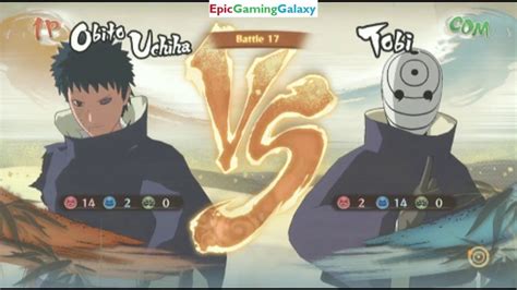 Obito Uchiha VS Tobi In A Naruto Shippuden Ultimate Ninja Storm 4 Match ...