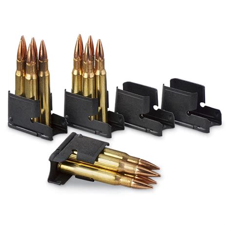 5 - Pk. M1 Garand 5 - rd. Clips - 71283, Handgun & Pistol Mags at Sportsman's Guide