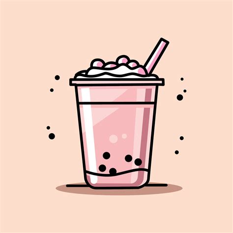 bubble milk tea cup Design for Milk Tea Ads and Logo design template ...