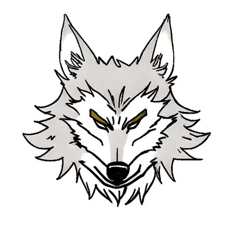 Anime "Wolf" Tattoo Idea - BlackInk AI