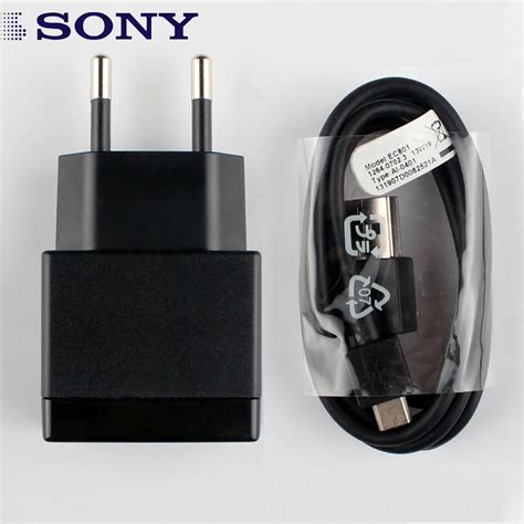 Original Sony Wall charger EP880 Travel charger with EC801 Cable For Sony Xperia Z3mini Z1MINI Z ...