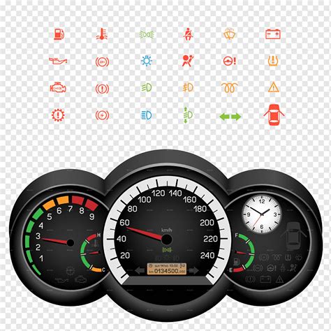 Car Dashboard Speedometer Computer Icons, speedometer, airbag, stock Photography, symbol png ...