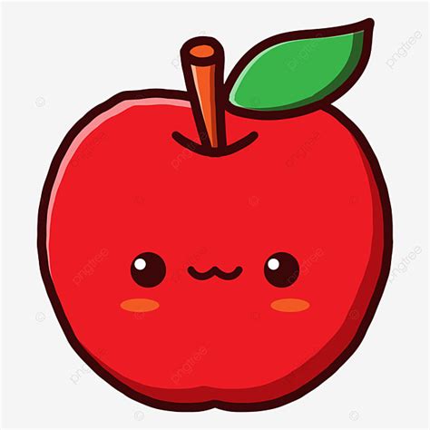 Cute Apple Pie Clipart PNG Images, Cute Apple Cartoon Vector, Apple, Cute, Vector PNG Image For ...