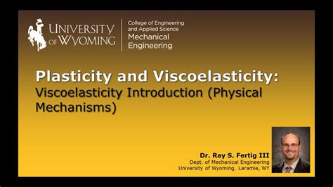 3-1b: Viscoelasticity Introduction (Physical Mechanisms) - YouTube