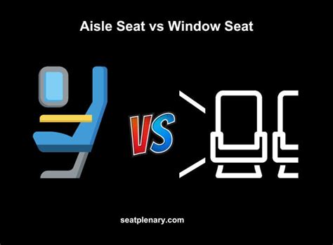 Aisle Seat vs Window Seat – Which One Takes the Cake? - Seat Plenary