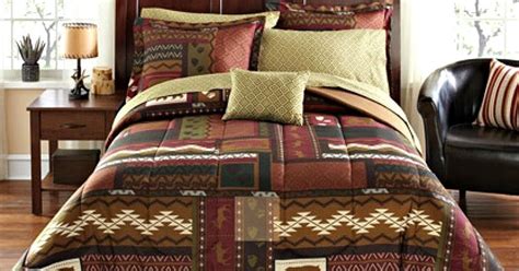 Rustic Lodge Log Cabin Themed Bedding Sets