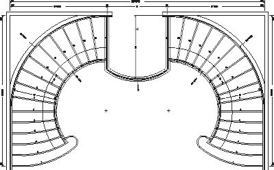 Cooper Stairworks Curved Stair | Set Design in 2019 | Stair plan, Round stairs, Stair layout
