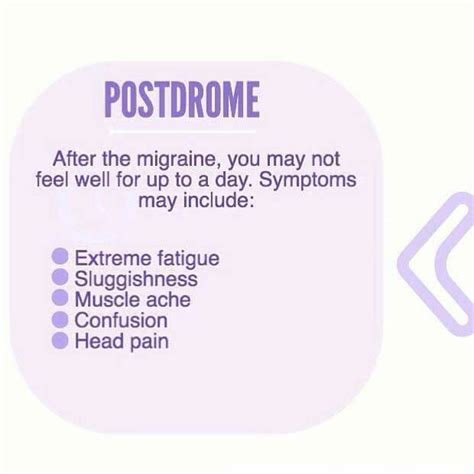 Postdrome | Migraine headaches, Migraine prevention, Chronic migraines