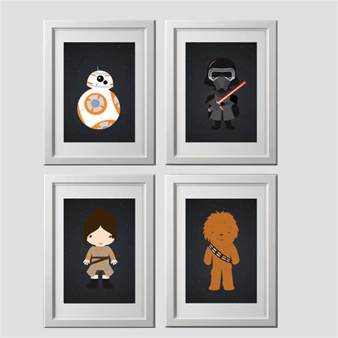 star wars nursery wall decor CUSTOM COLORS starwars wall