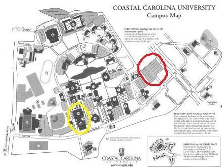 Coastal Carolina University Map - Map Of The World