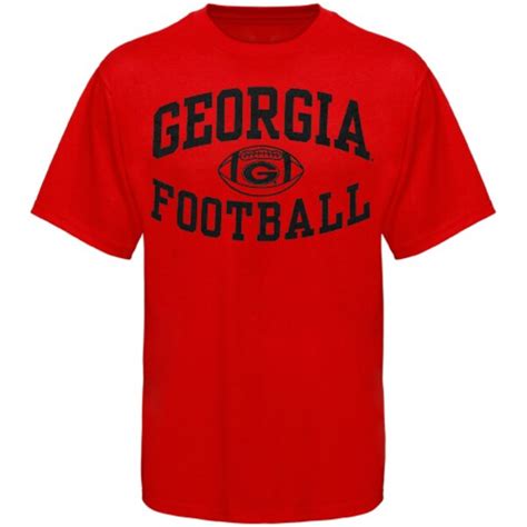 CFS - Georgia Bulldogs Reversal Football T-Shirt - Red