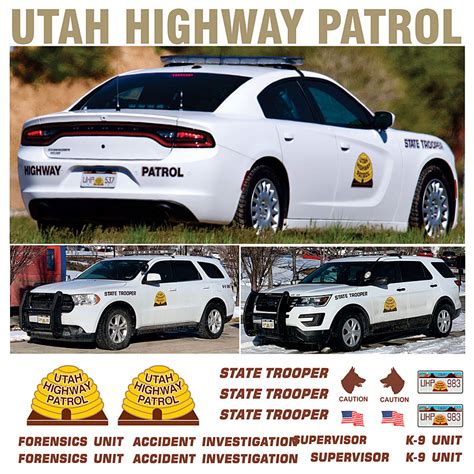 Utah Highway Patrol (UT) – Multiple Vehicles – Bilbozodecals