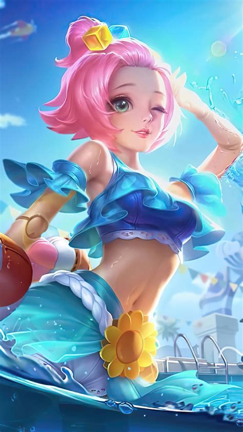 Mobile Legends, MLBB, Sanrio, Claude, Floryn, Angela, Change HD Phone Wallpaper | Rare Gallery