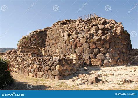 Nuraghe Barumini stock photo. Image of unesco, nuraghe - 5526824