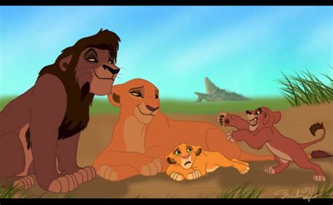 Kovu and Kiara with cubs | Disney