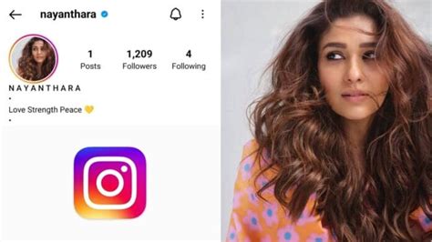 Lady superstar Nayanthara makes her Instagram debut - TrackTollywood