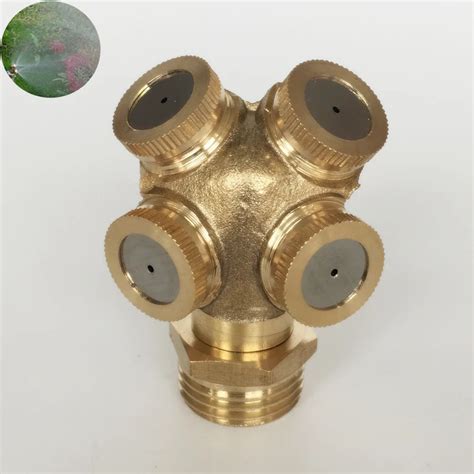 1Pcs Adjustable Brass Misting Nozzles Garden Watering Roof Cooling Brass Sprayer Nozzles|Garden ...