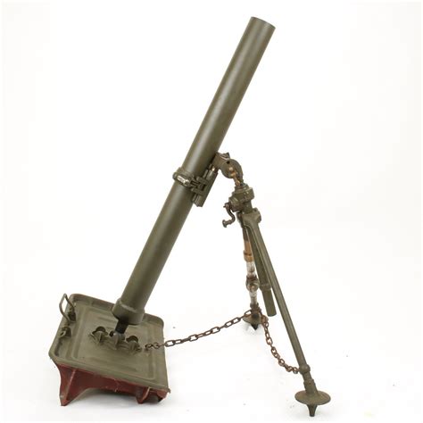 Original U.S. WWII M1 81mm Display Mortar – International Military Antiques