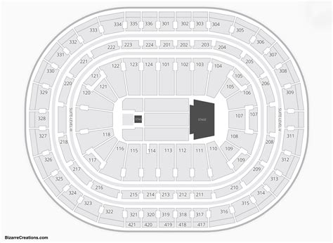 Bell Center Seating Chart With Seat Numbers | Elcho Table