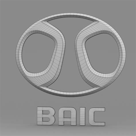 baic logo 3D model | CGTrader