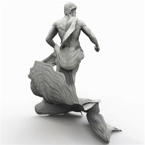 3d model oceanus statue