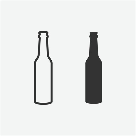 Beer Bottle Outline Vector Art, Icons, and Graphics for Free Download