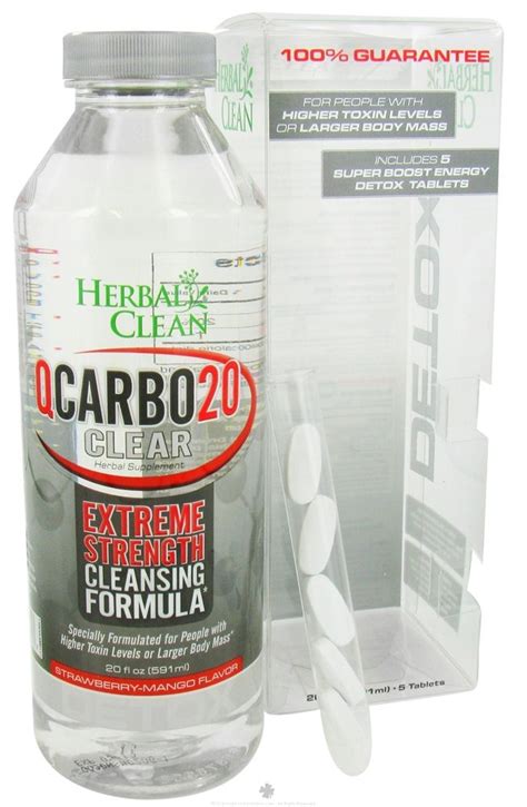 BNG Enterprises - Herbal Clean QCarbo20 Clear Extreme Strength Cleansing Formula | Liquid detox ...