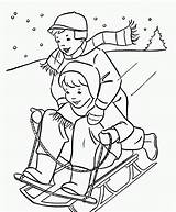 Free Printable Winter Coloring Pages sketch template