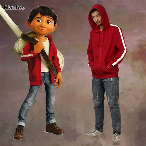 Aliexpress.com : Buy Coco Miguel Rivera Cosplay Costume Red Hoodie ...