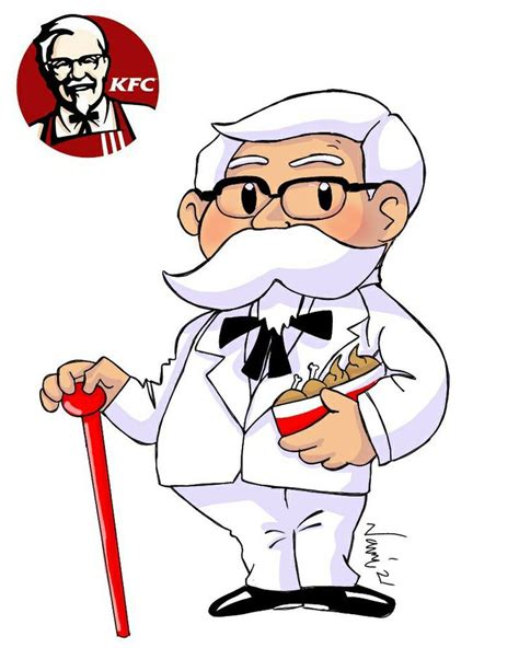 KFC,Colonel Sanders | Chibi, Kfc, Sketches