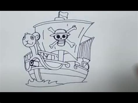 How to Draw GOING MERRY (ONE PIECE) Step by Step - YouTube