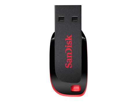 SanDisk Cruzer Blade - USB flash drive - 16 GB - USB 2.0 - electric blue - Walmart.com - Walmart.com