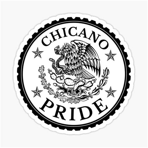 "Chicano Pride Symbol Mexican American " Sticker for Sale by jtrenshaw ...