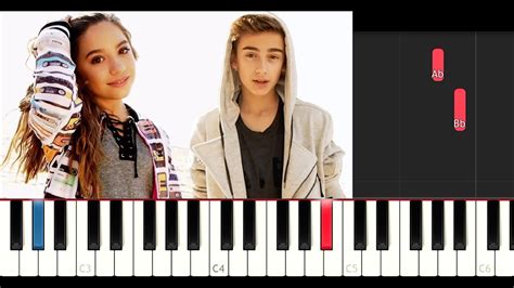 Johnny Orlando, Mackenzie Ziegler - What If (Piano Tutorial) - YouTube