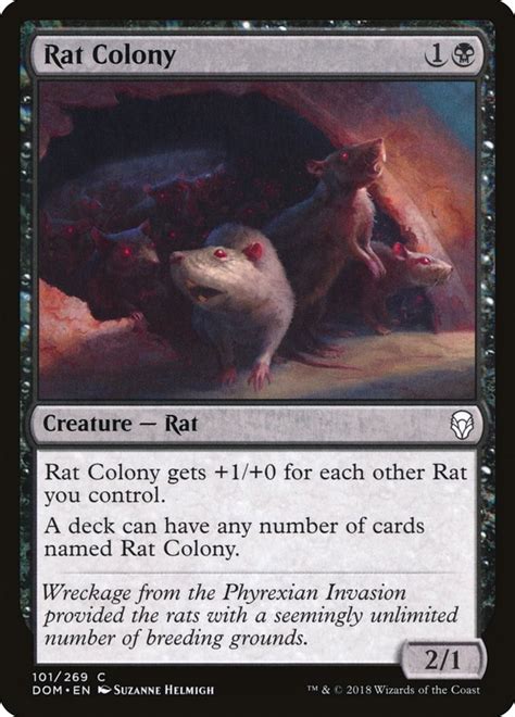 Rat Colony - Dominaria - Magic: The Gathering