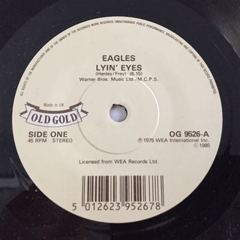 Eagles - Lyin' Eyes (Vinyl) | Discogs