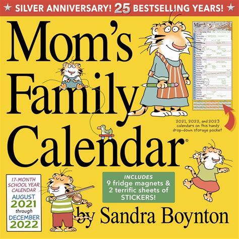 Moms Family 2022 Wall Calendar | SheFinds