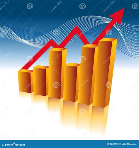 Business Growth Chart Stock Photo - Image: 4762890