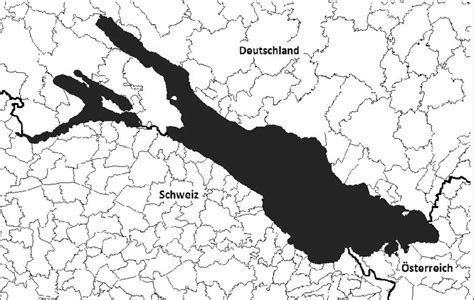 The borders of Germany (Deutschland), Austria (Österreich) and... | Download Scientific Diagram