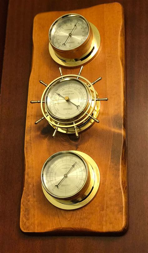 Nautical Airguide Weather Station, collectible Mid Century Weather Station, Nautical style ...