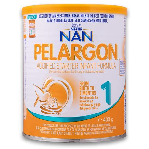 Nan Pelargon 1 Acidified Starter Infant Formula 400g - From Birth to 6 ...