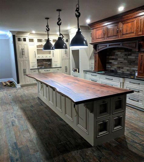 Kitchen Island With Live Edge Top Kitchen Kitchen Isl - vrogue.co