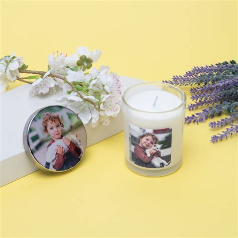 Personalized Photo Candles. Custom Printed Candles.