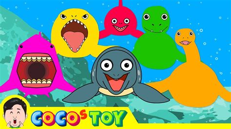 Help the baby ichthyosaurus find the mommy ichthyosaurus!ㅣdinosaurs kidstoonㅣCoCosToy - YouTube