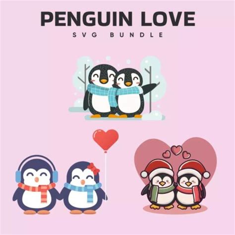 Penguin SVG Designs Bundle | Master Bundles