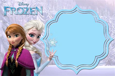 FREE Printable Frozen Anna and Elsa Invitation Templates | Frozen ...