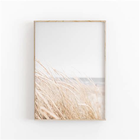 Botanical Print, Dried Grass Art, Farmhouse Art, Modern Minimalist ...