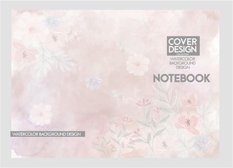 Premium Vector | Watercolor style cover design