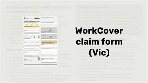 WorkCover claim form (pdf) - The Work Injury Site