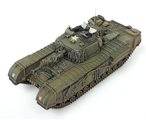 Churchill Tank mk VII, 1:87 resin ready made, painted - Artitecshop